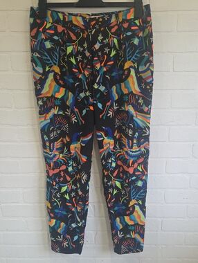 Mara Hoffman Multicolor Animal Print Trousers